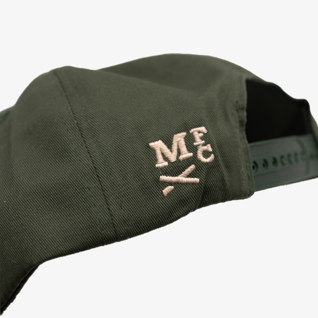 Mystic Fish Camp Classic Rope Hat – Green 5-Panel Snapback