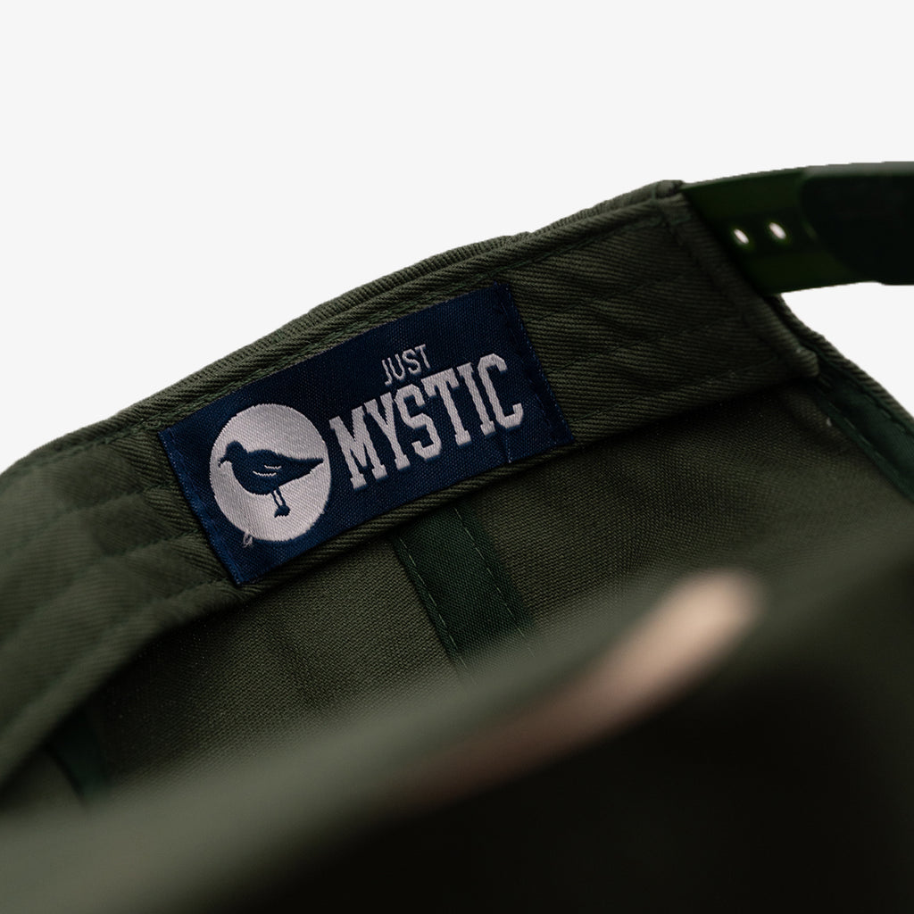 Mystic Fish Camp Classic Rope Hat – Green 5-Panel Snapback