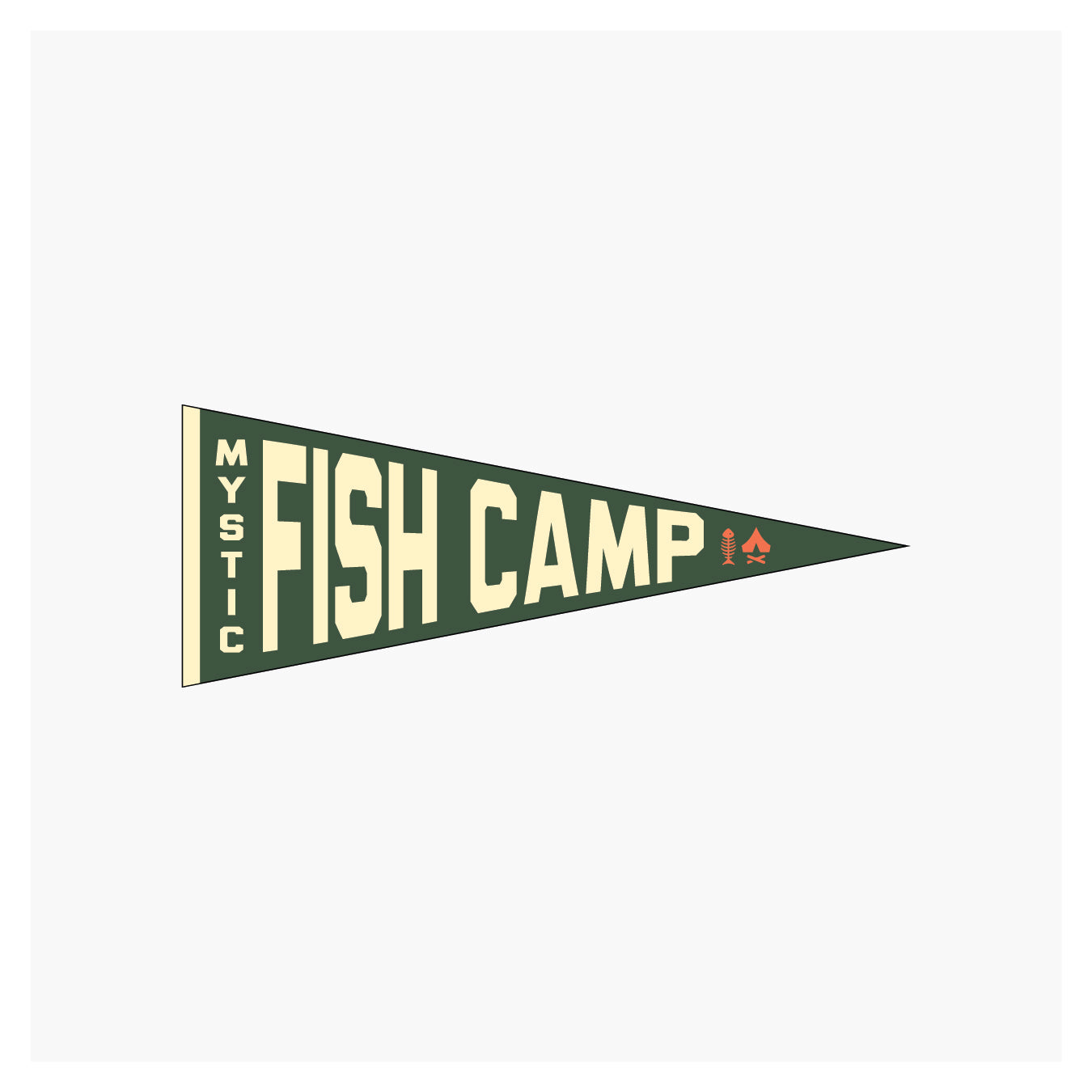 Mystic Fish Camp Sticker Pack – Camp Classics